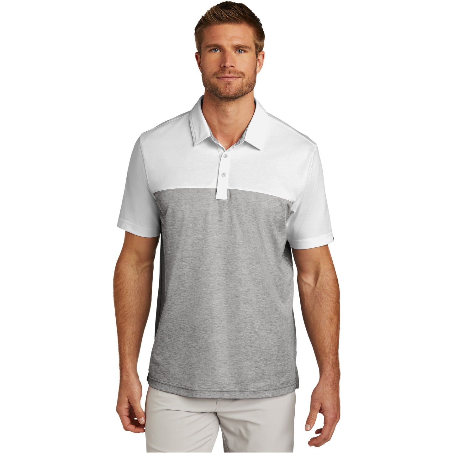 White/ Quiet Shade Grey Heather