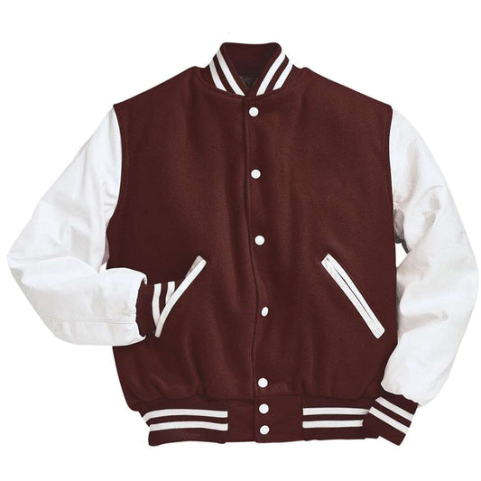 Maroon/White