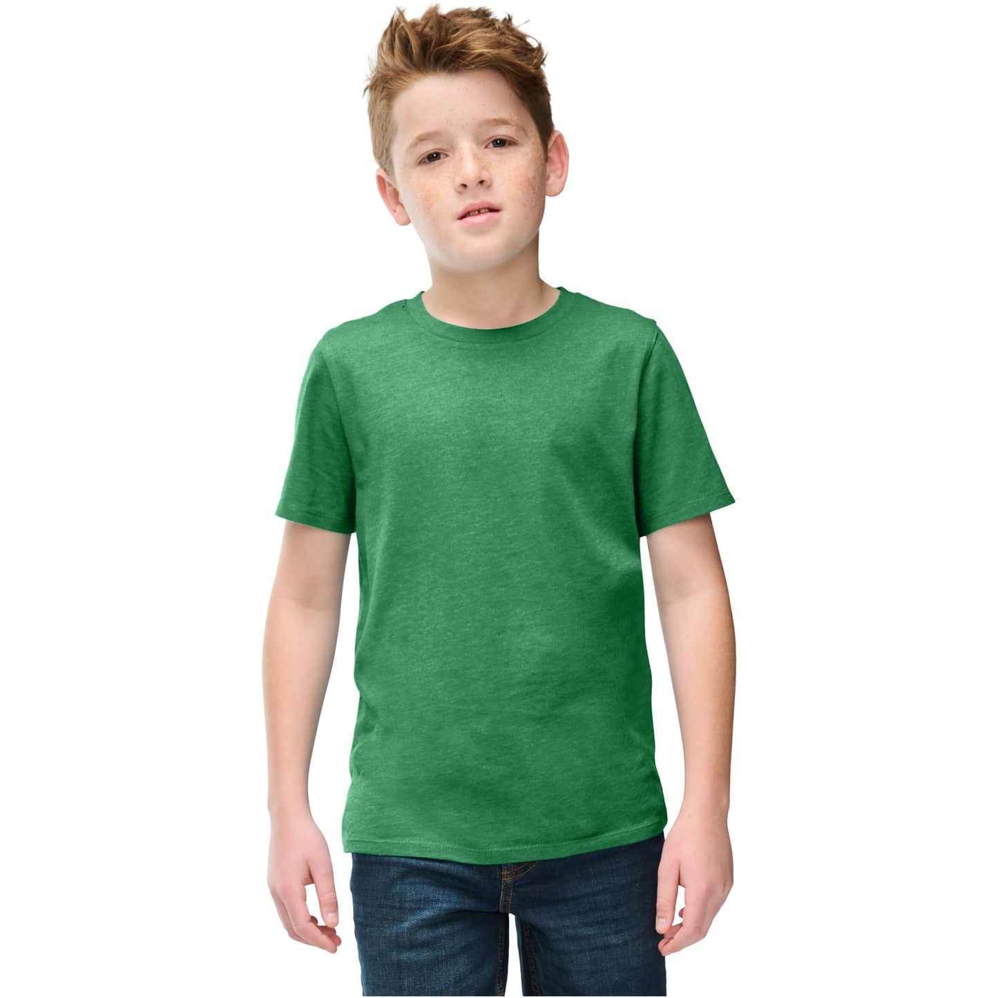 Heathered Kelly Green