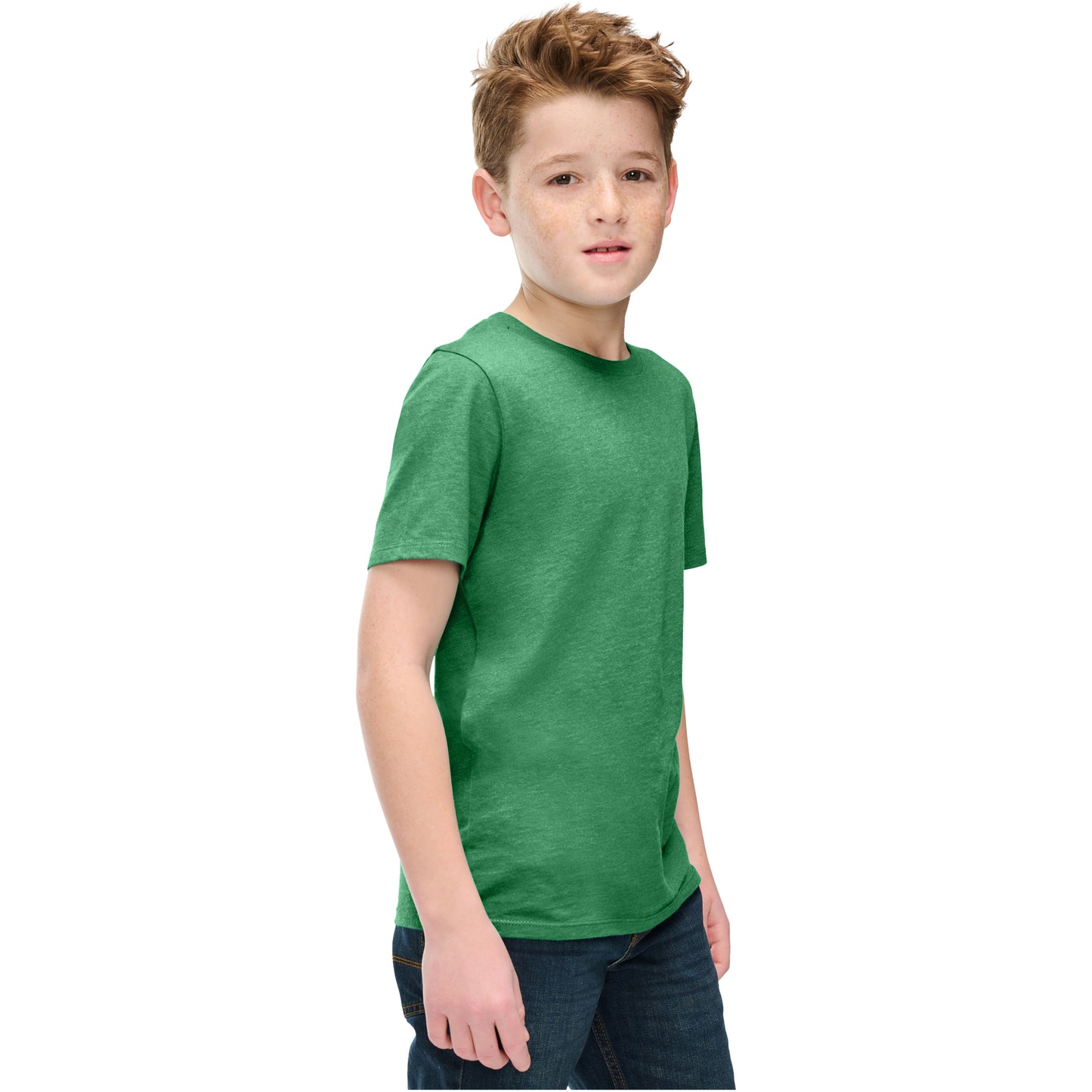 Heathered Kelly Green