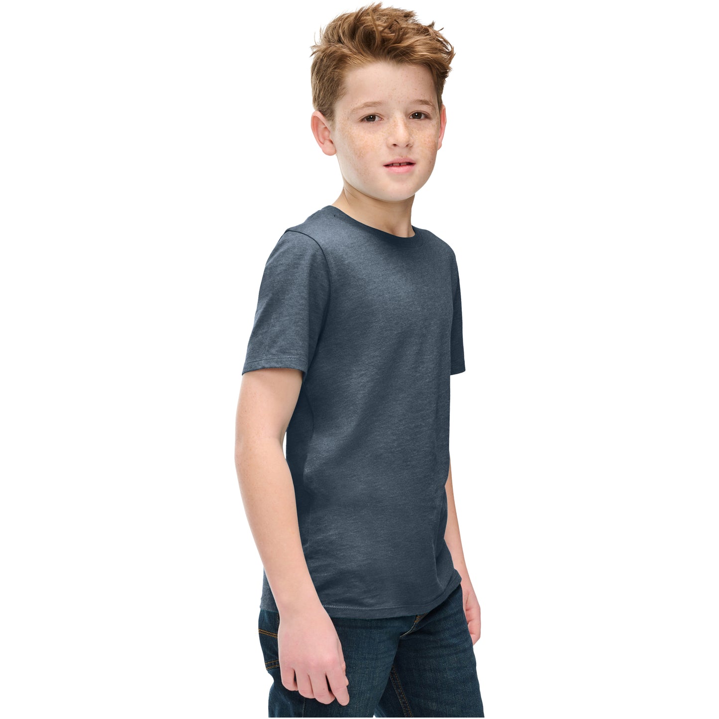 Heathered Navy