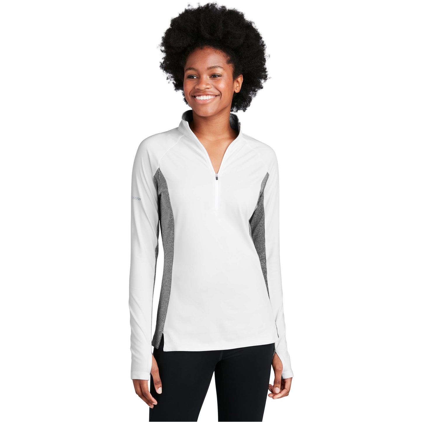 White/ Charcoal Grey Heather