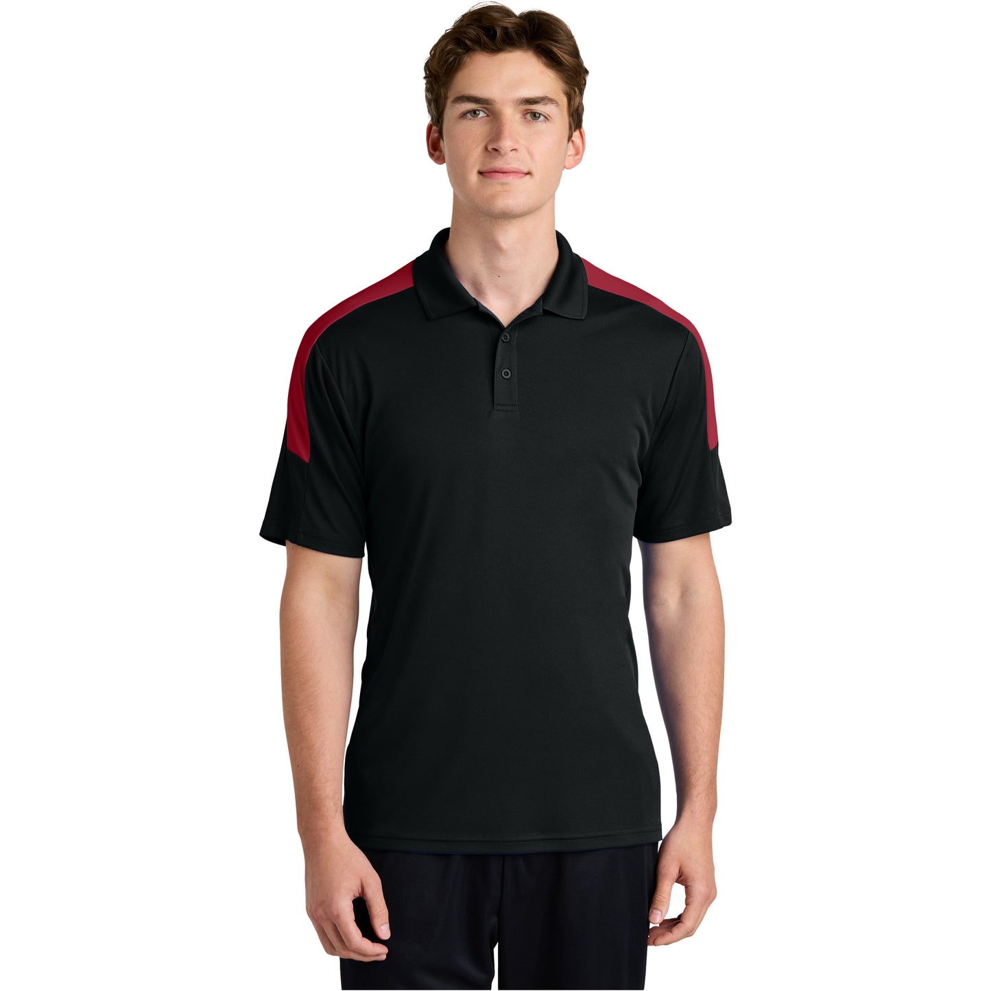 Black/Deep Red