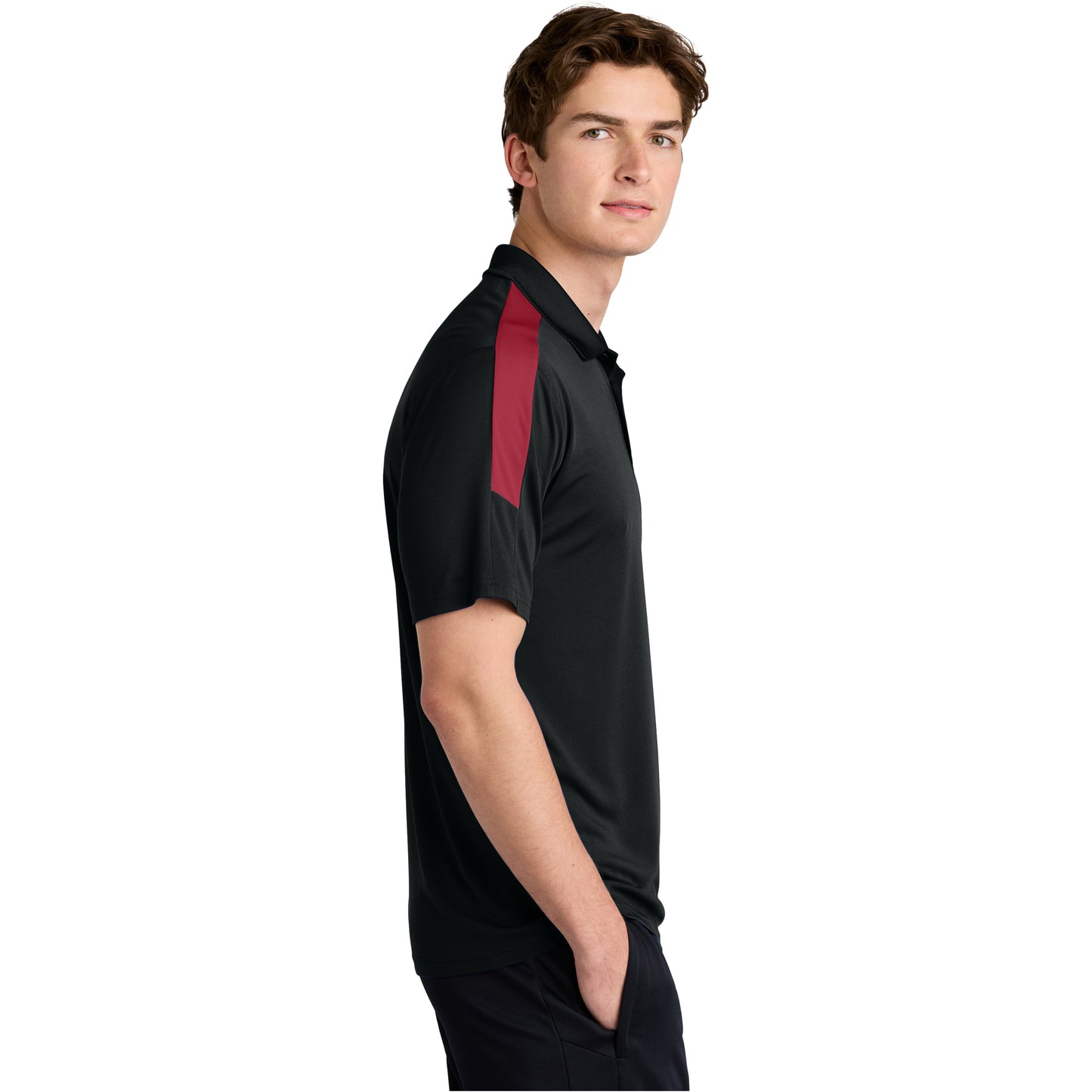 Black/Deep Red