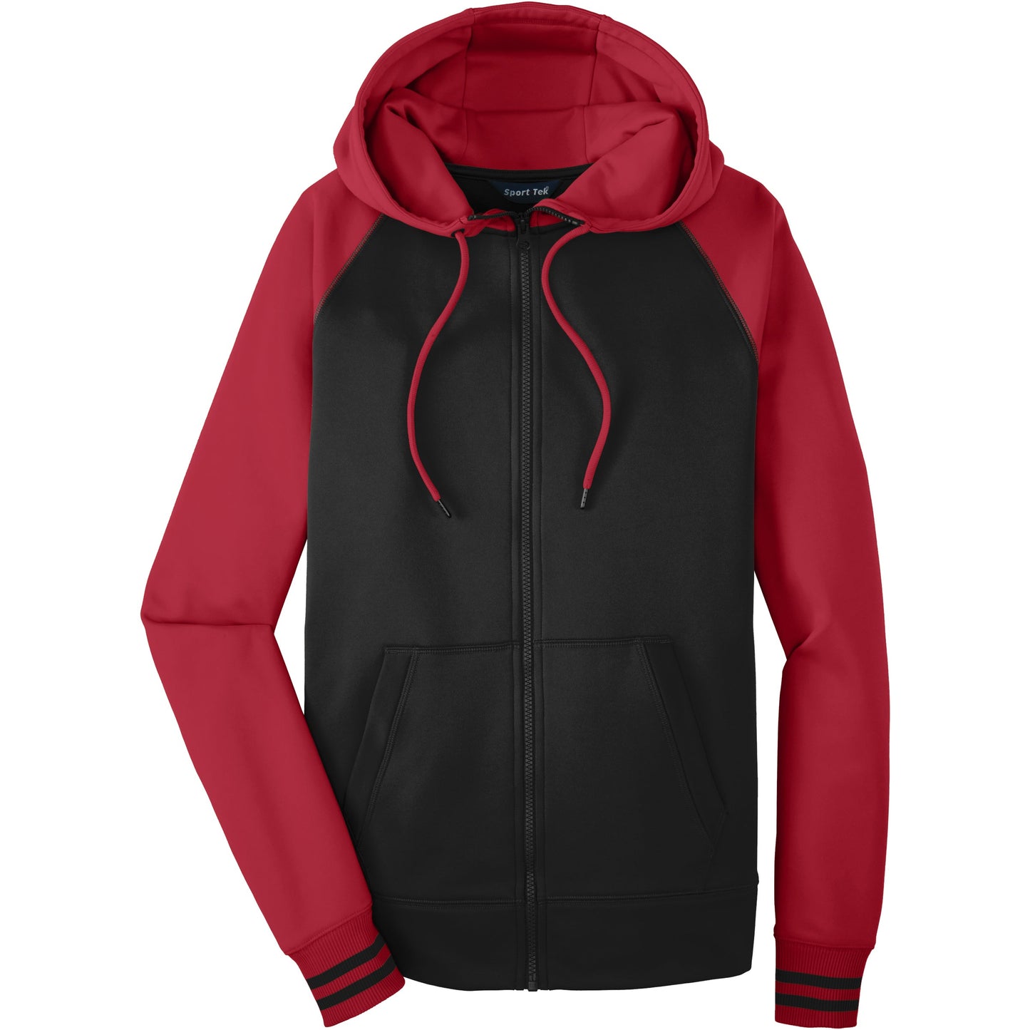 Black/Deep Red