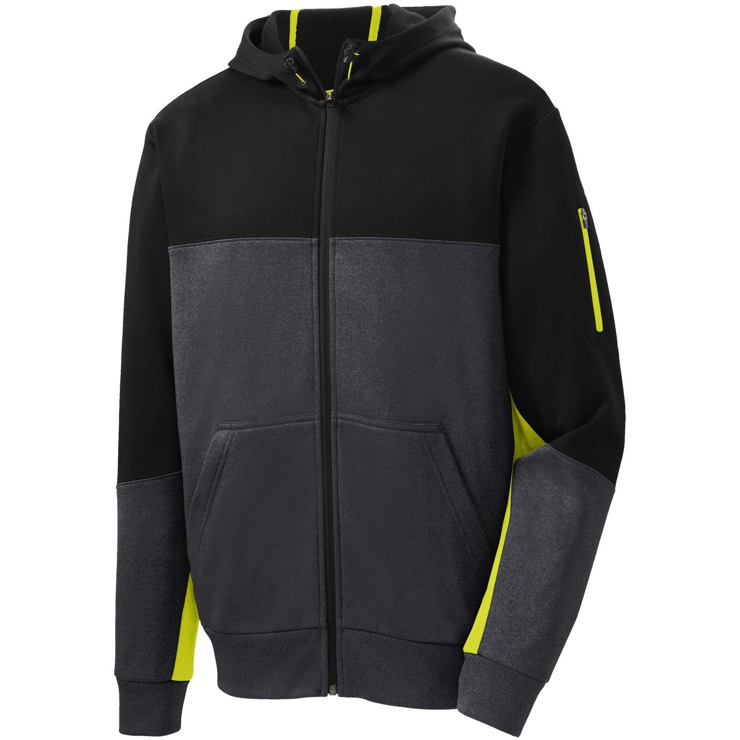 Black/Graphite Heather/Citron