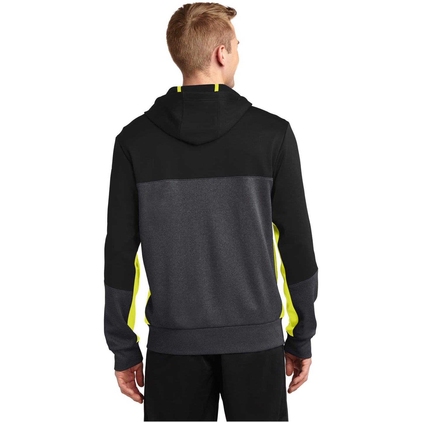 Black/Graphite Heather/Citron