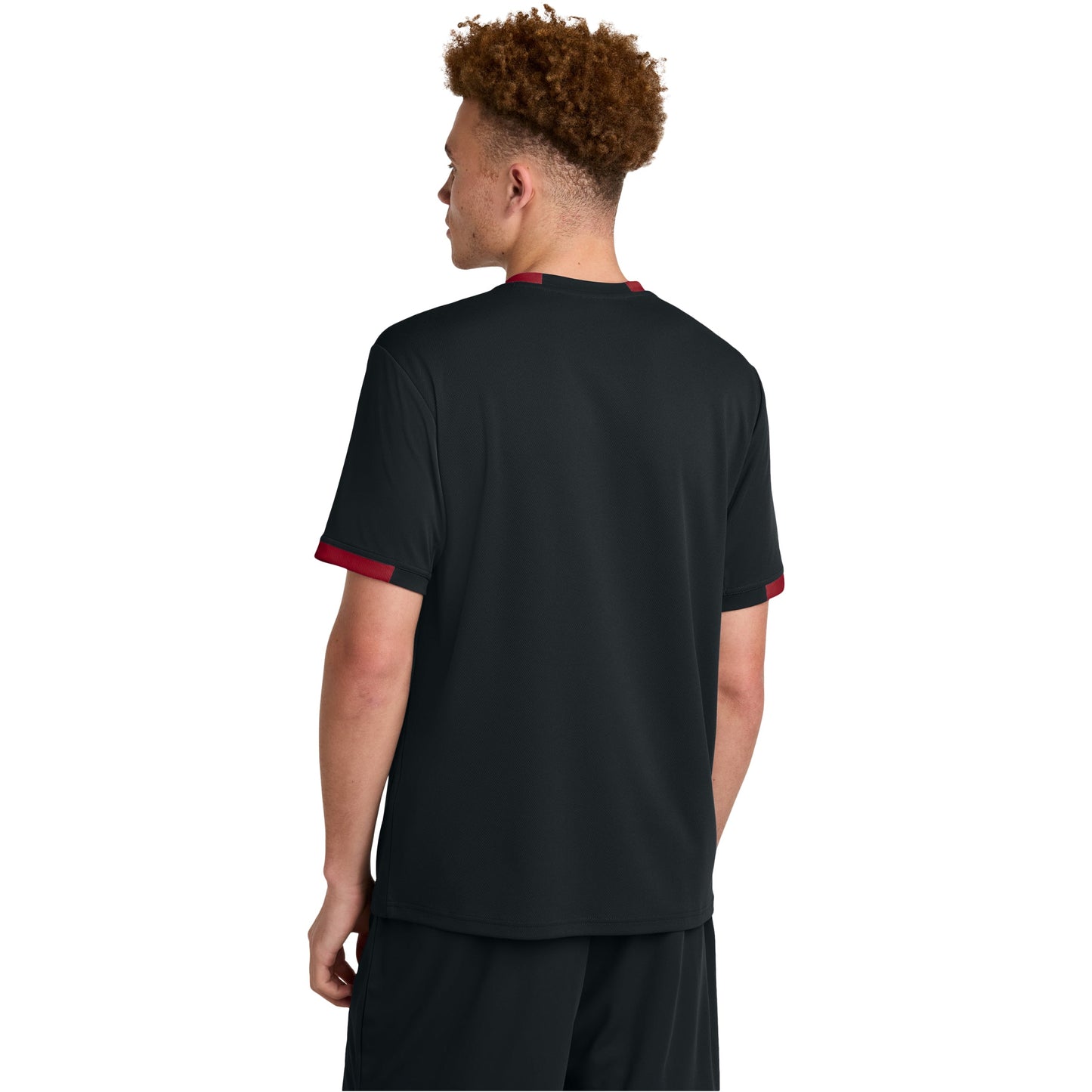 Black/Deep Red