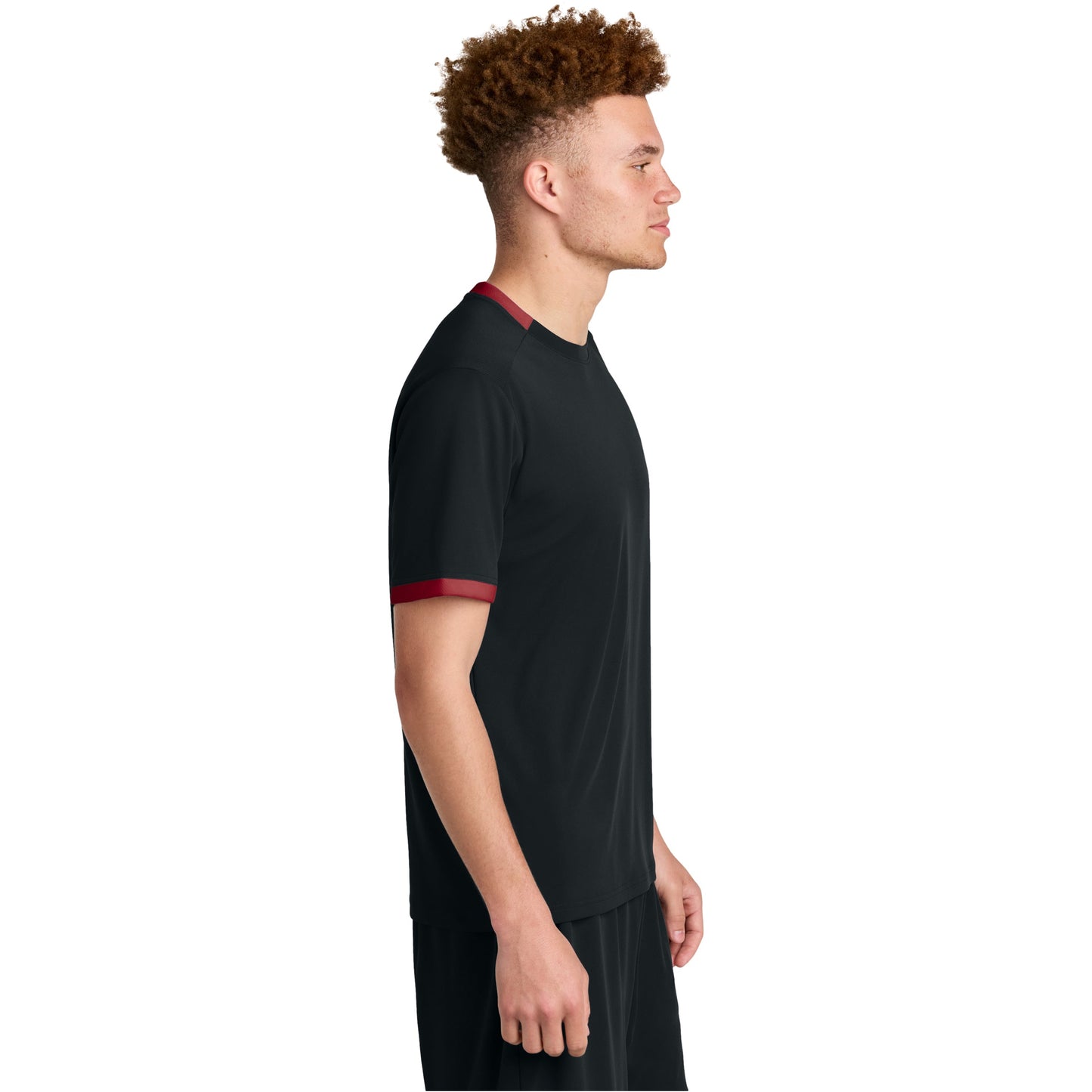Black/Deep Red