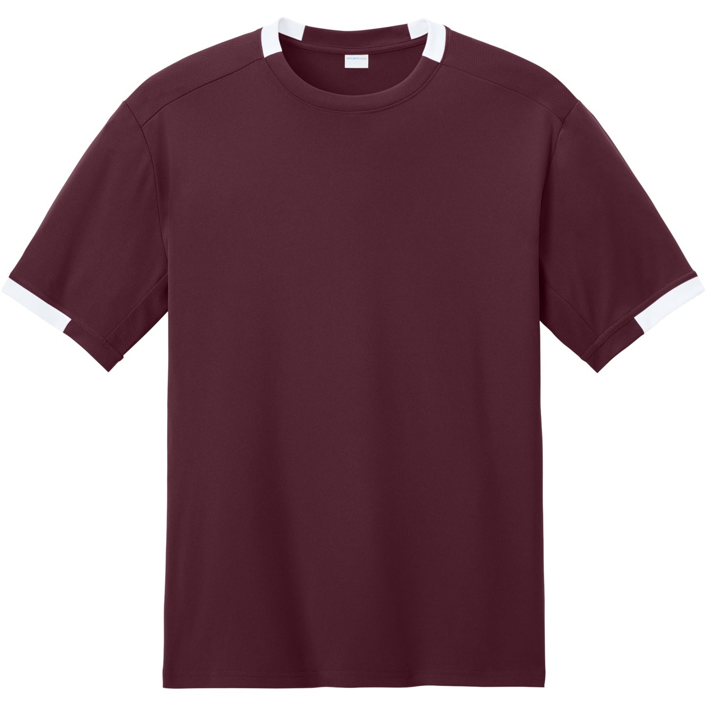 Maroon/White