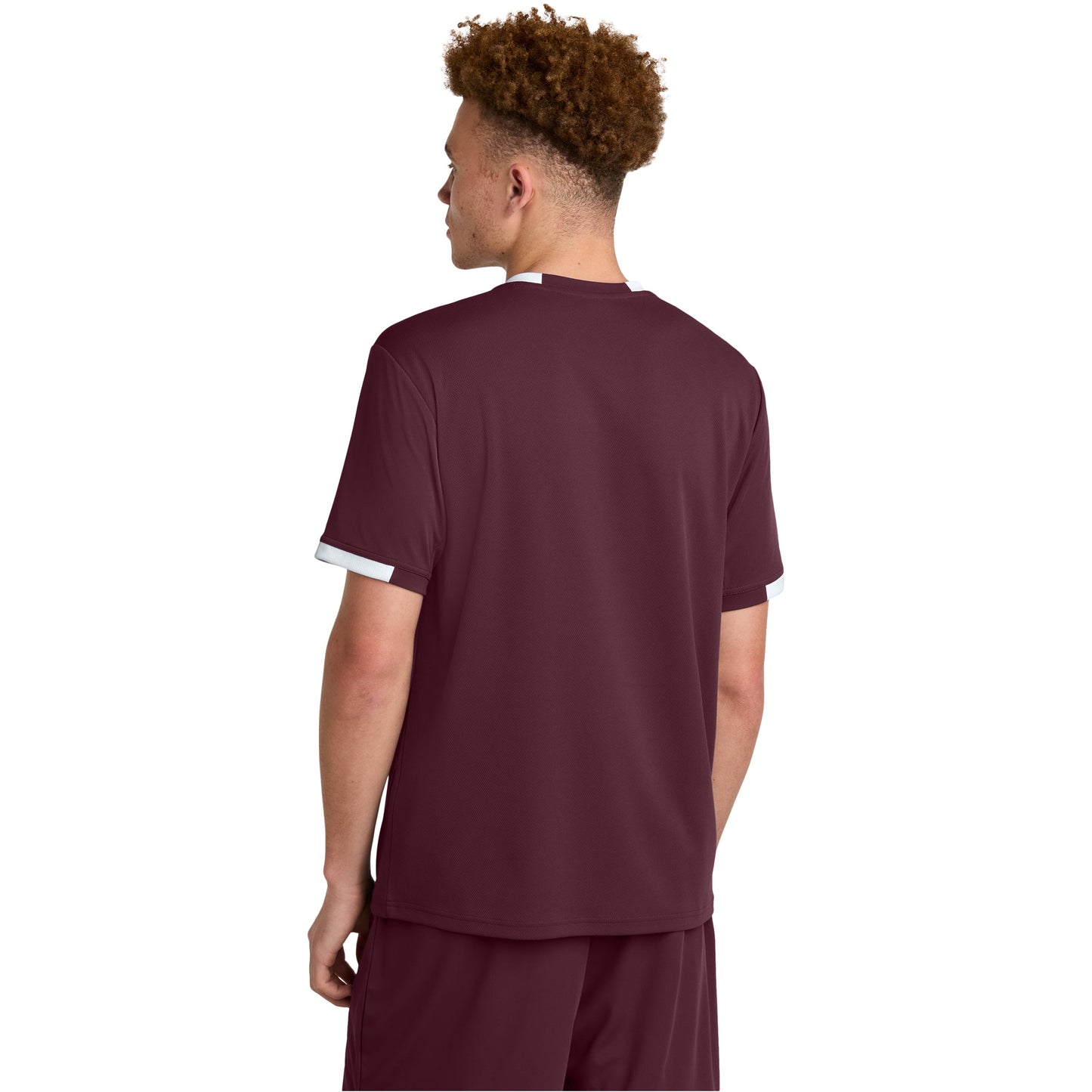 Maroon/White