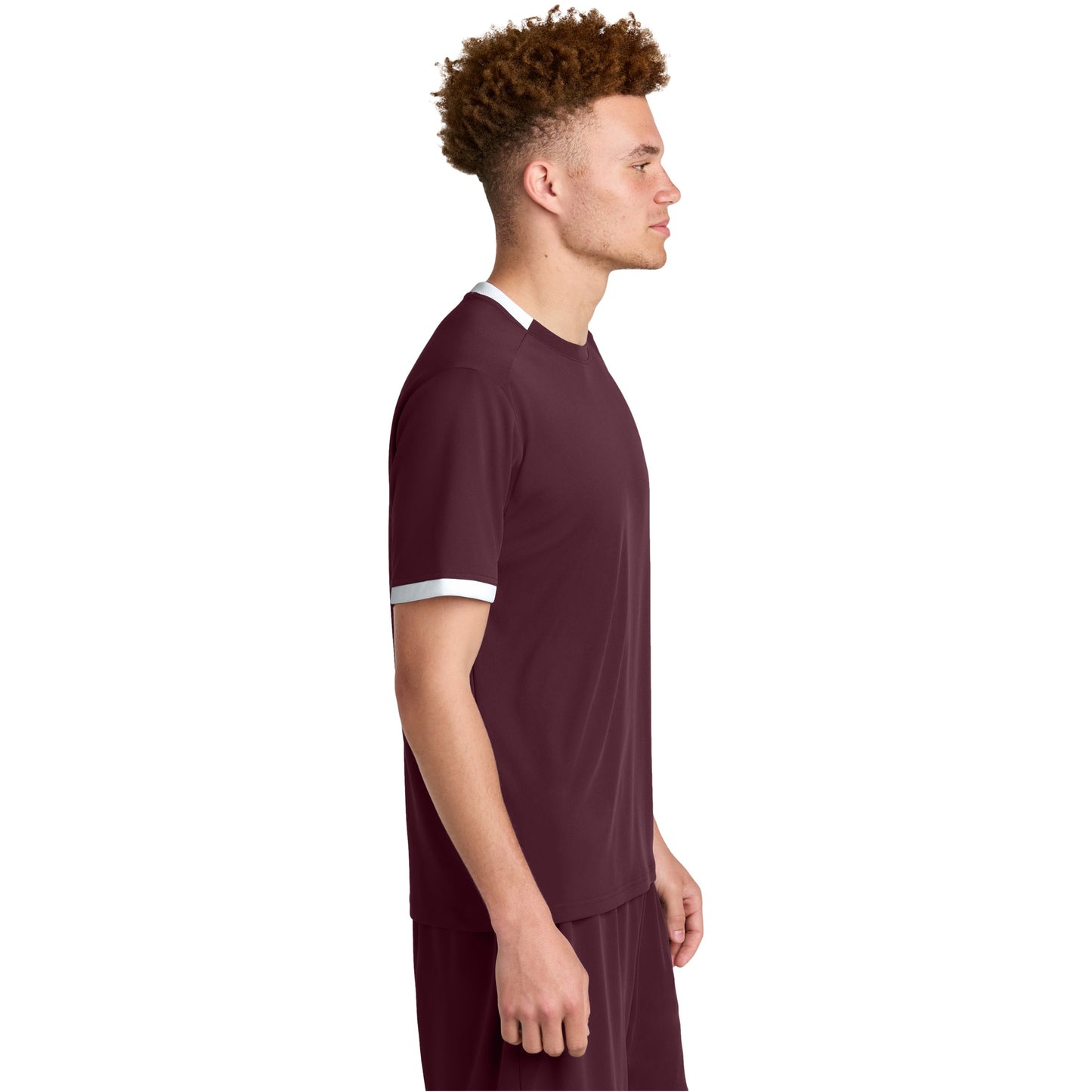 Maroon/White