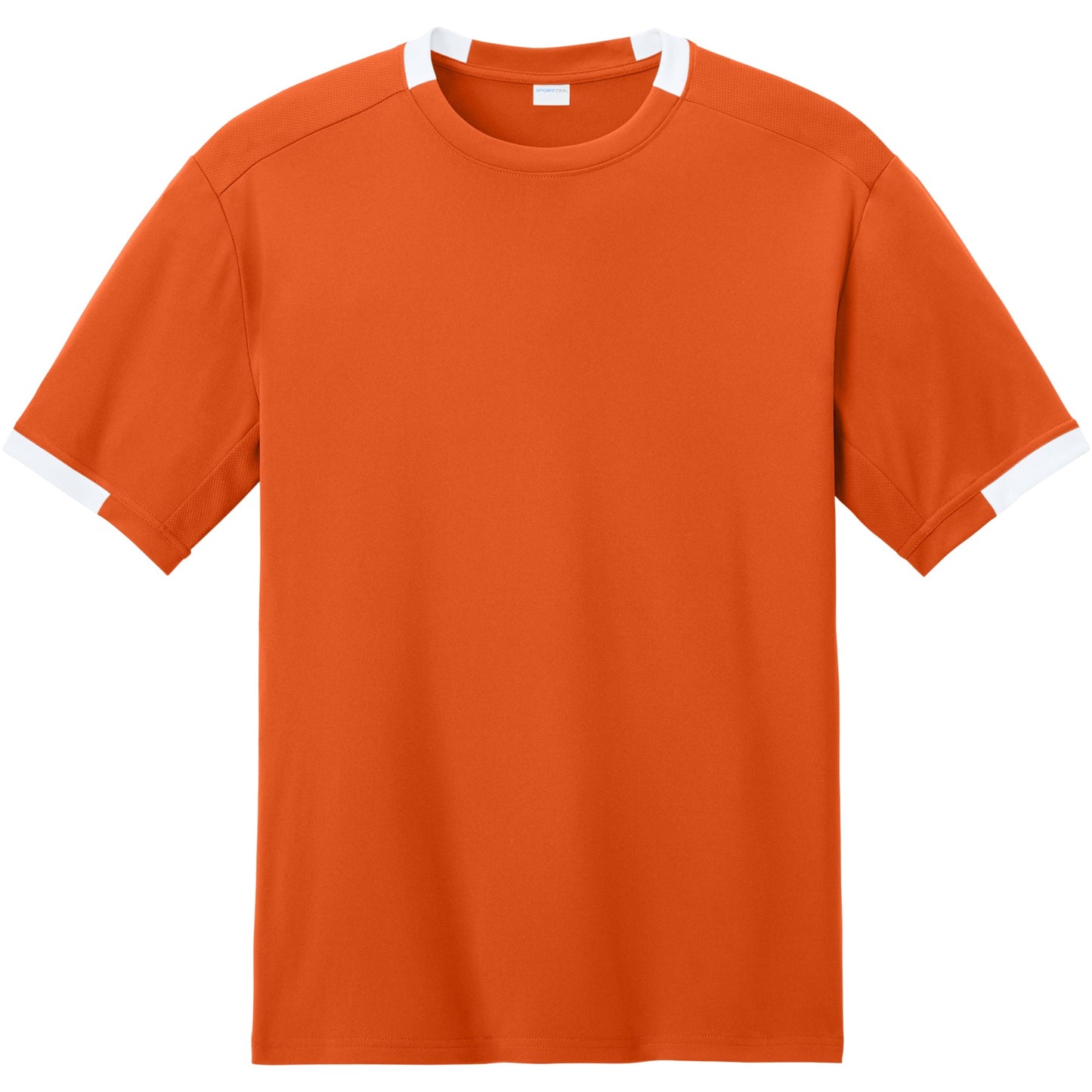 Deep Orange/White