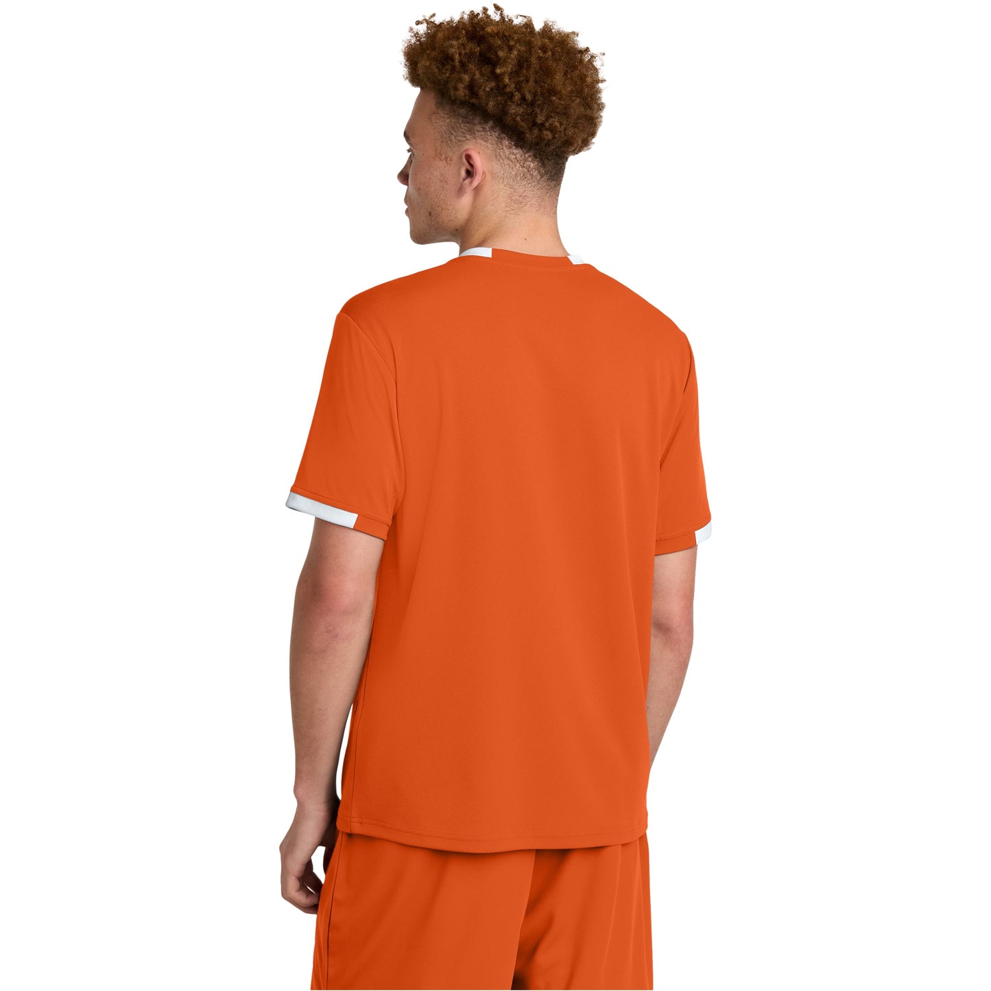 Deep Orange/White