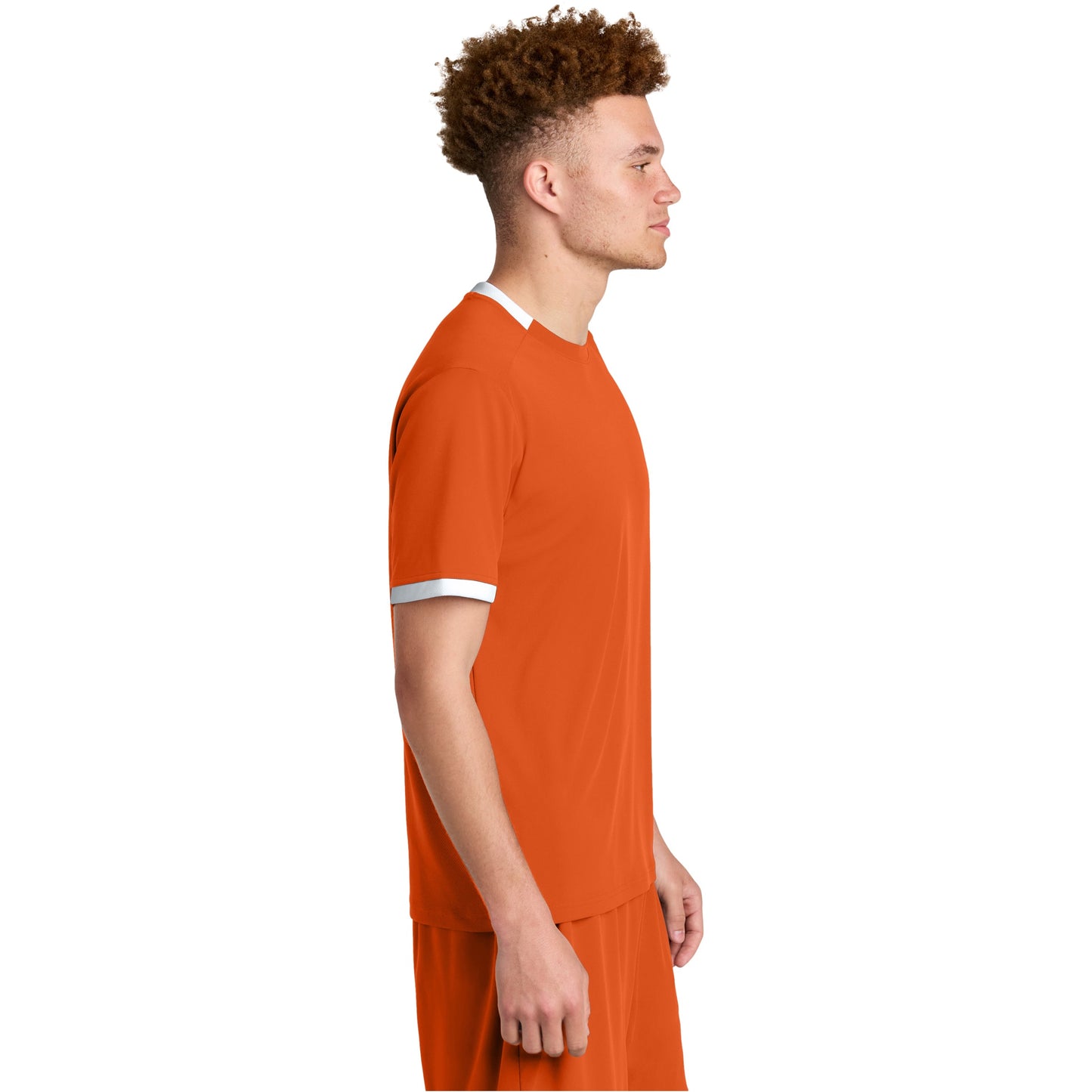 Deep Orange/White