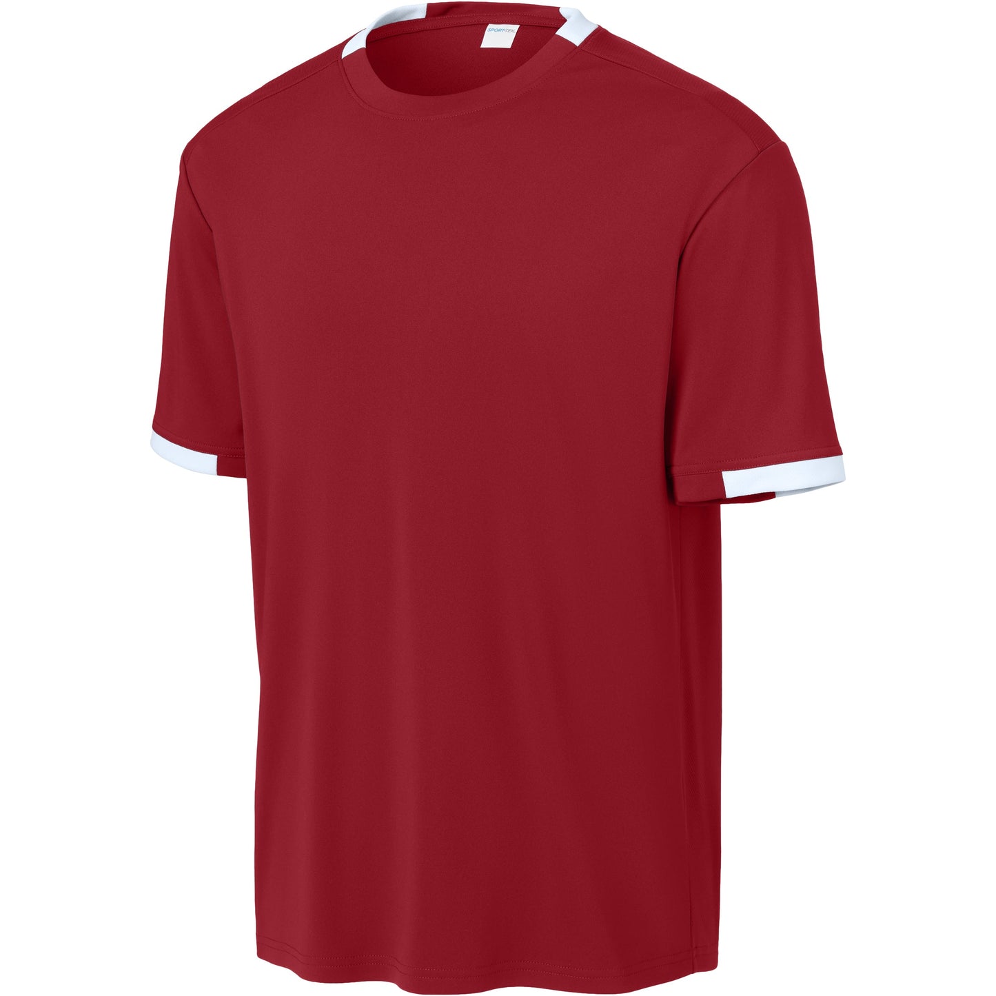 Deep Red/White