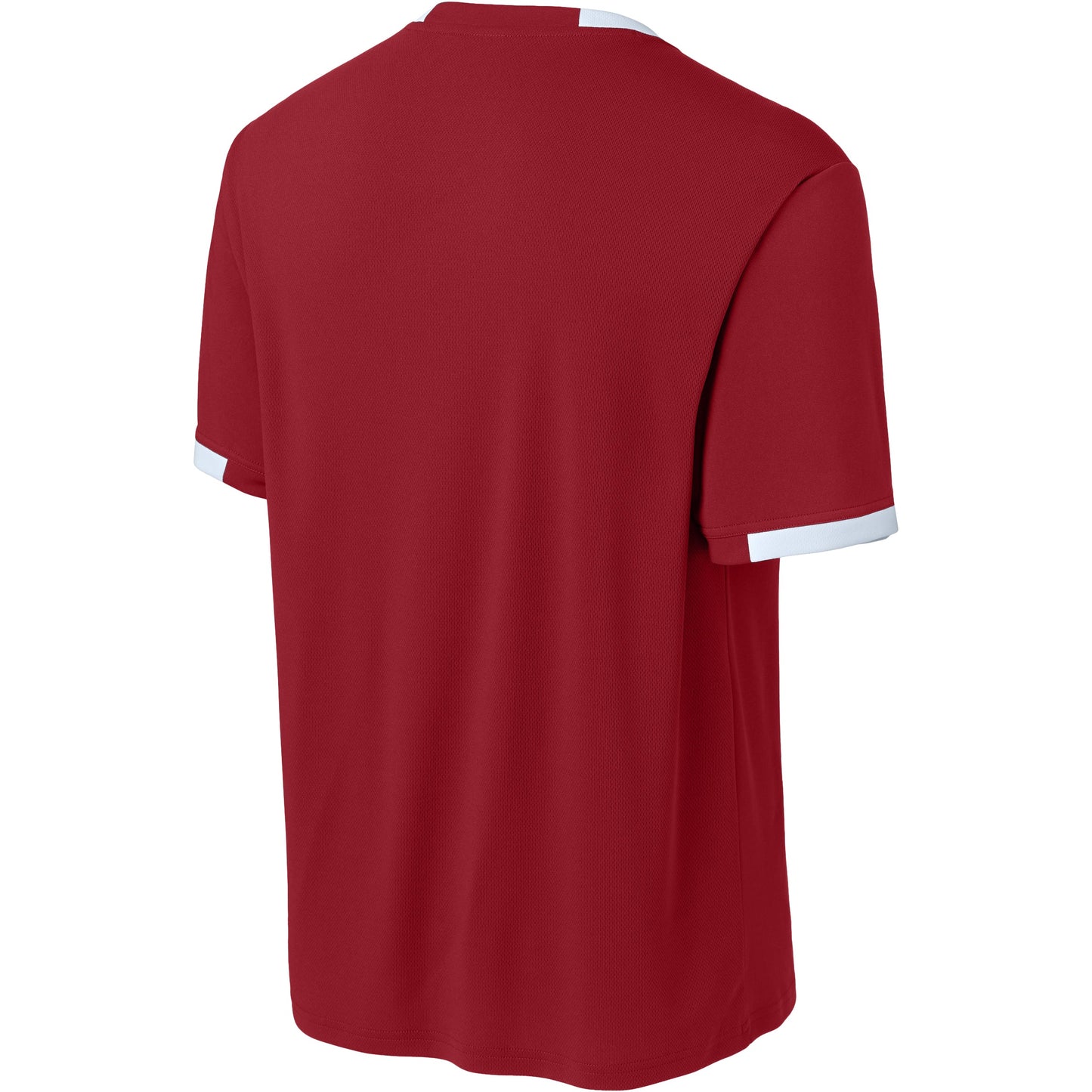 Deep Red/White