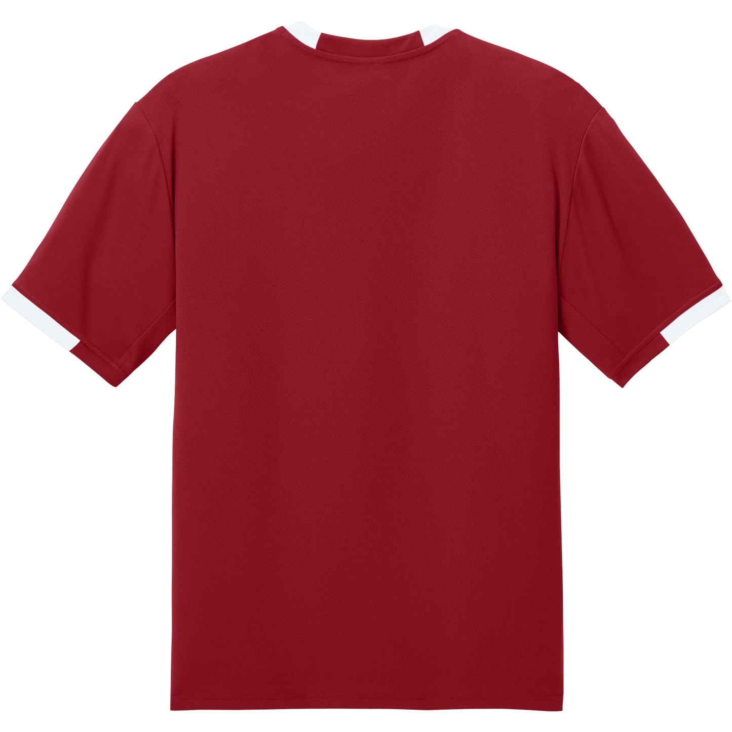 Deep Red/White