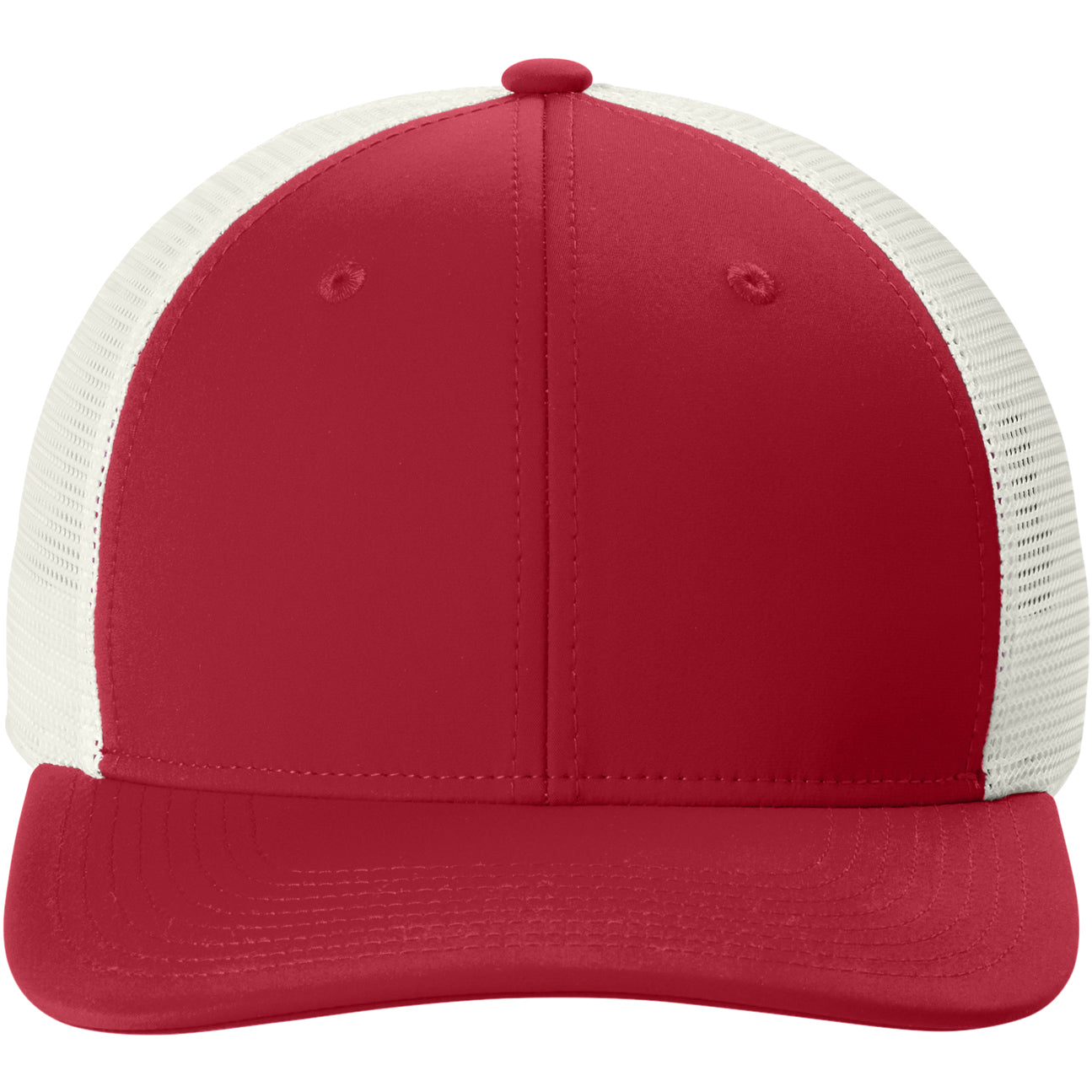 Deep Red/White