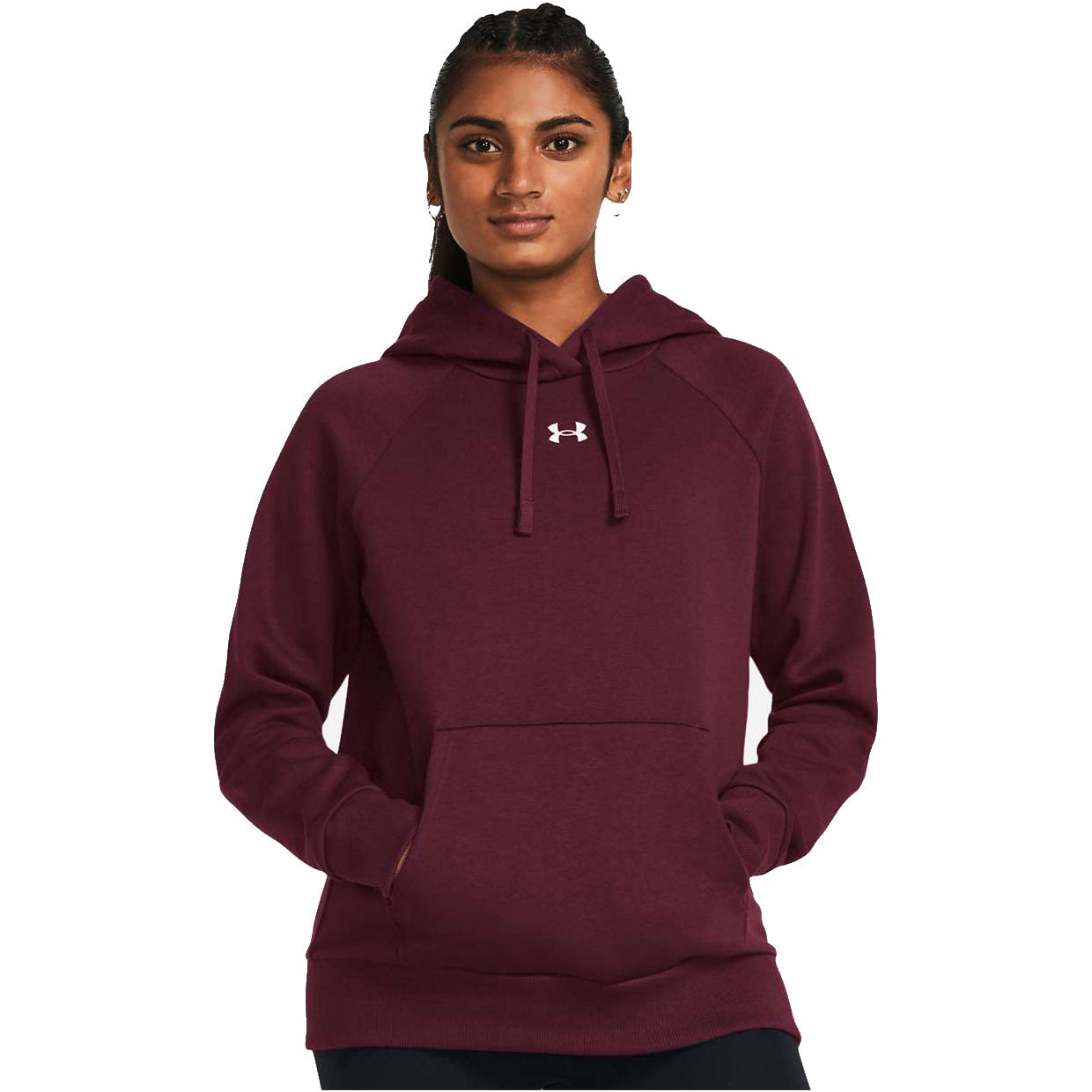 Maroon/White