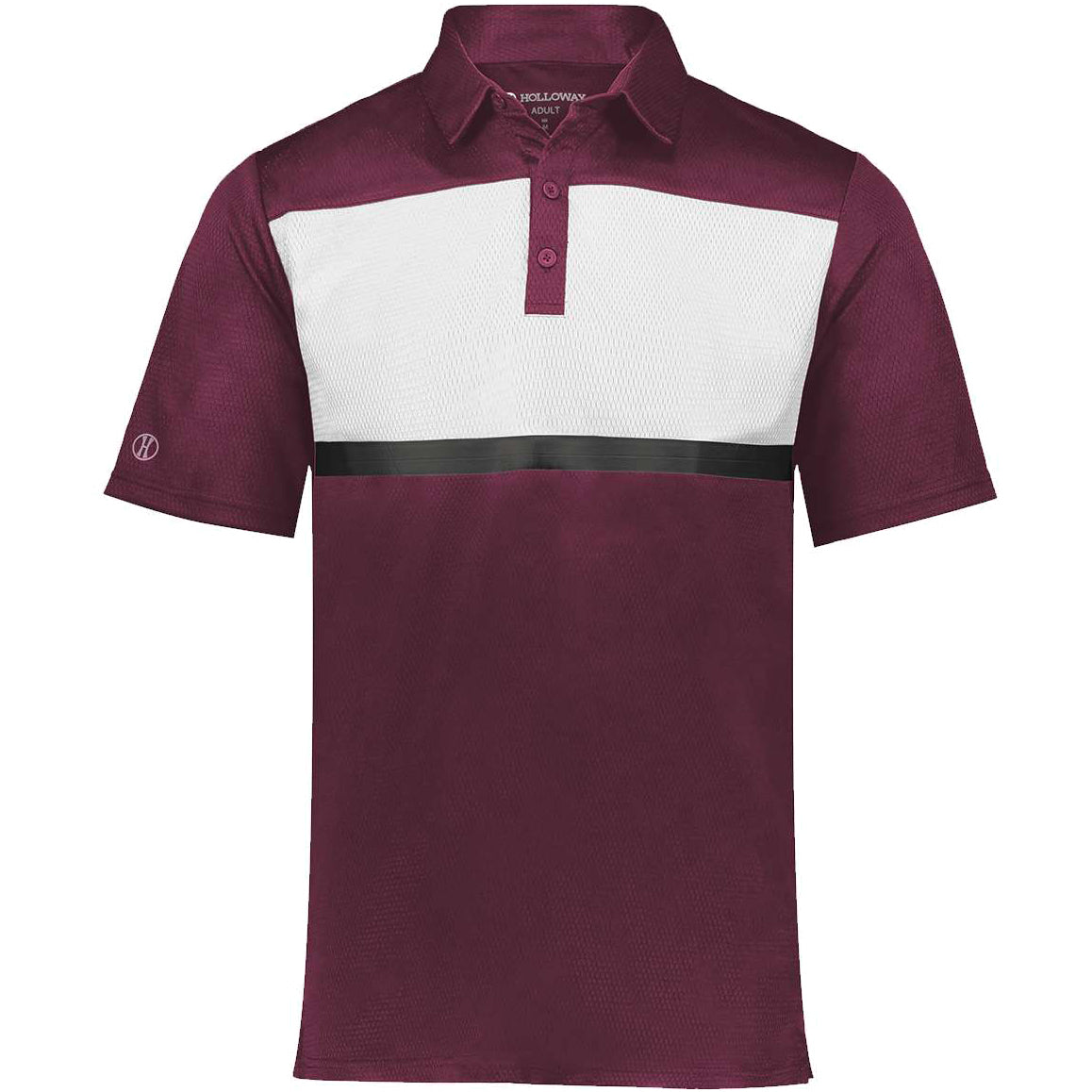 Maroon/White