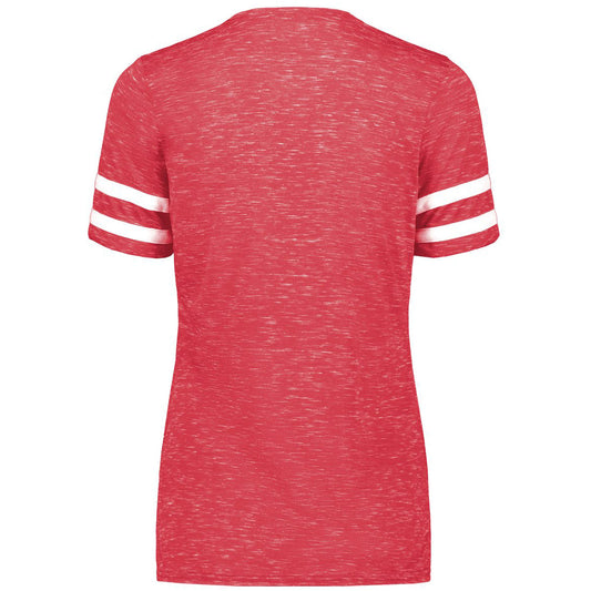 Scarlet Heather/White