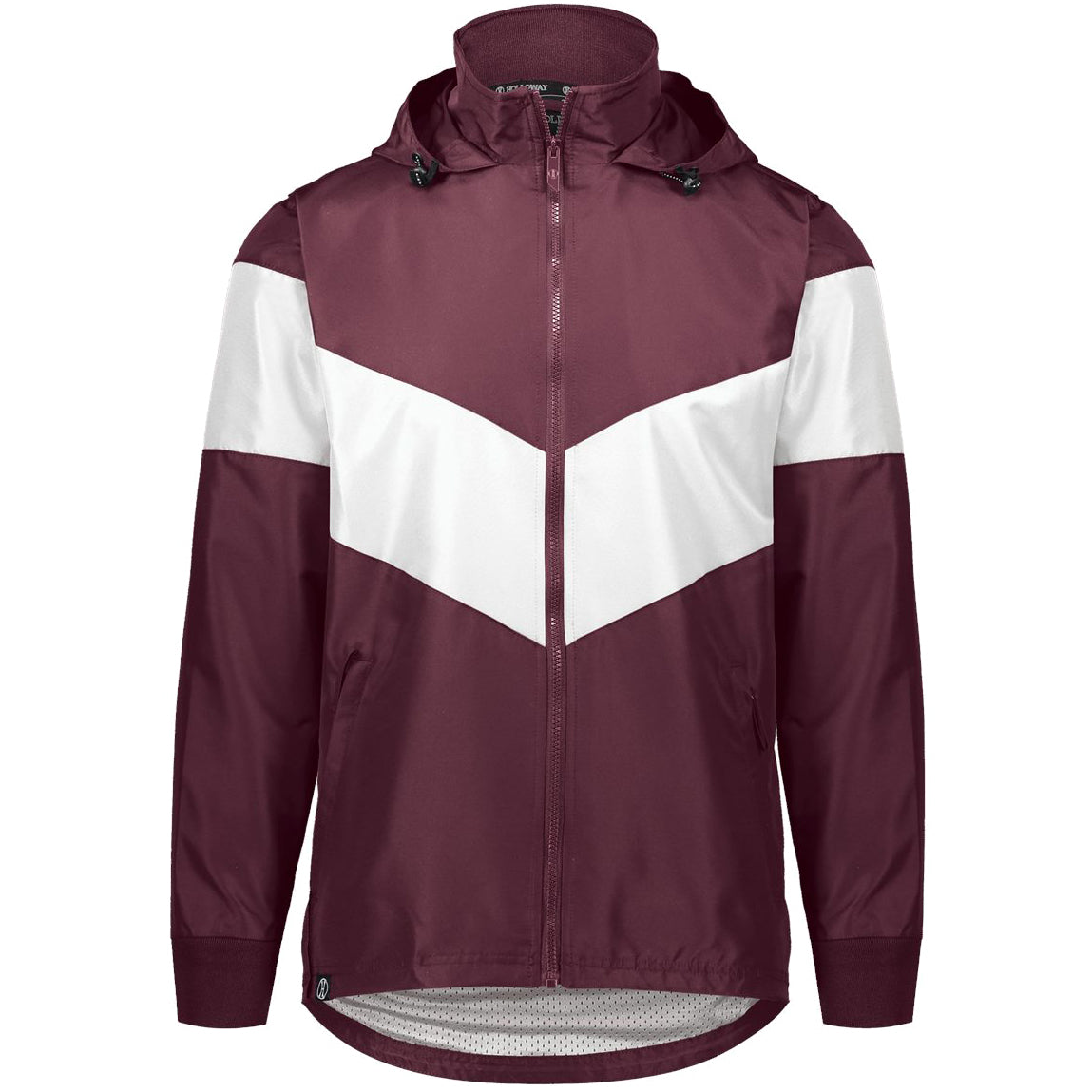 Maroon/White