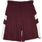 Maroon/White
