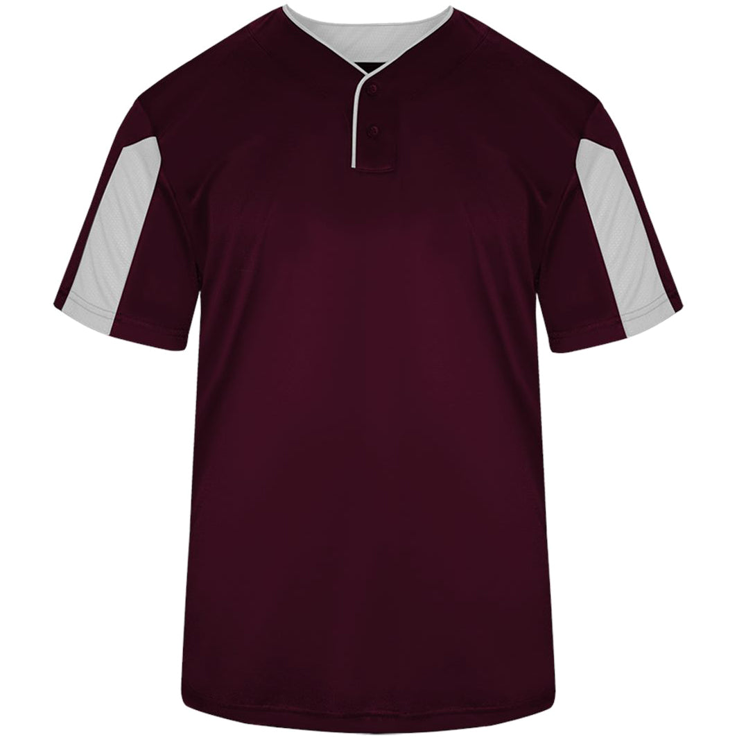 Maroon/White