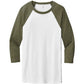 White/Heather Olive