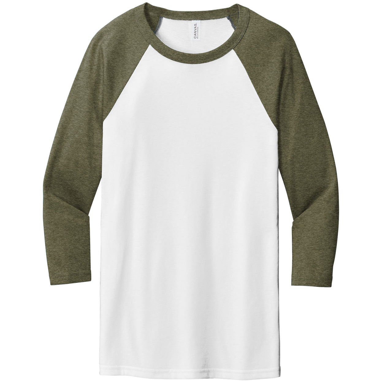 White/Heather Olive