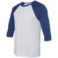 White Fleck/Navy Triblend