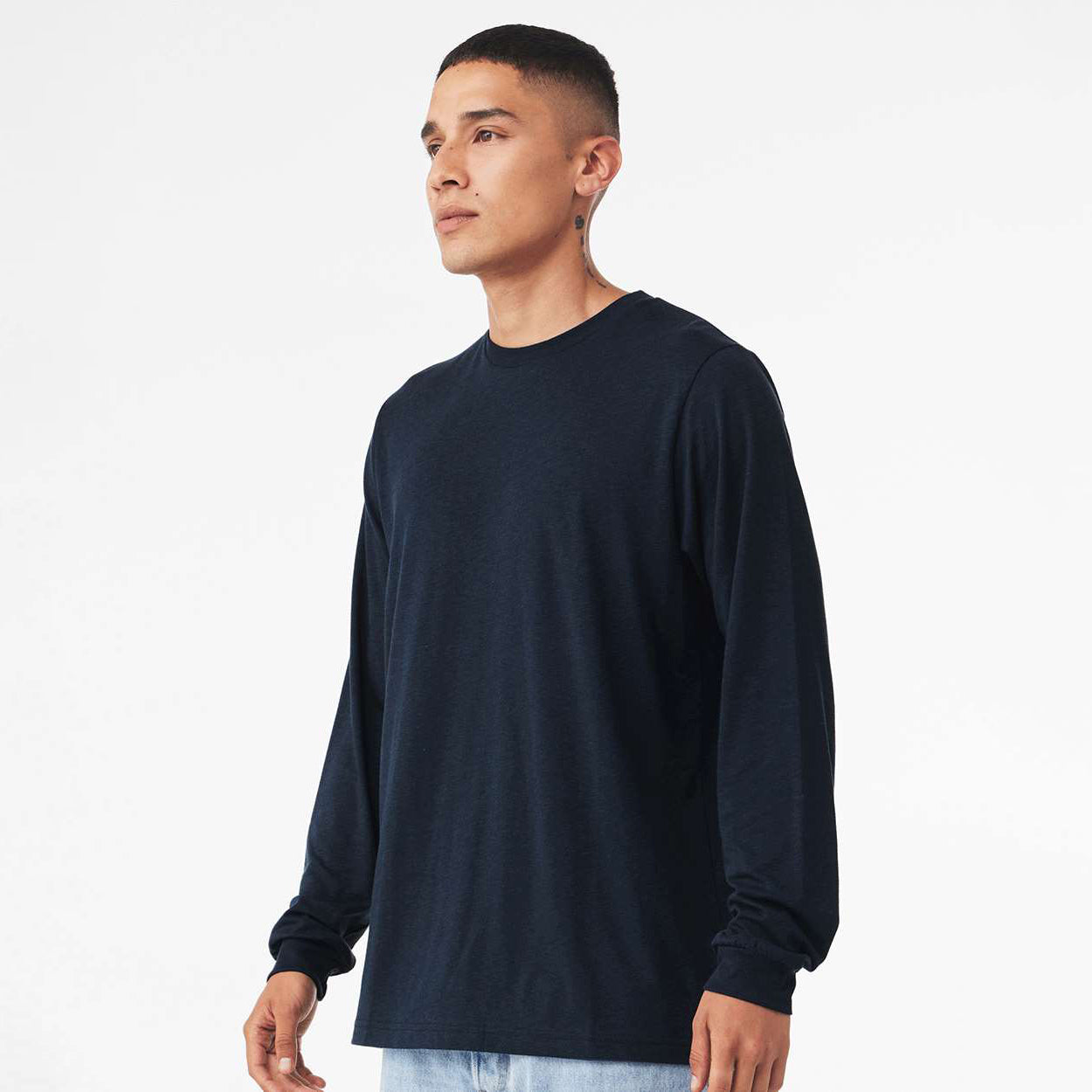 Solid Navy Triblend