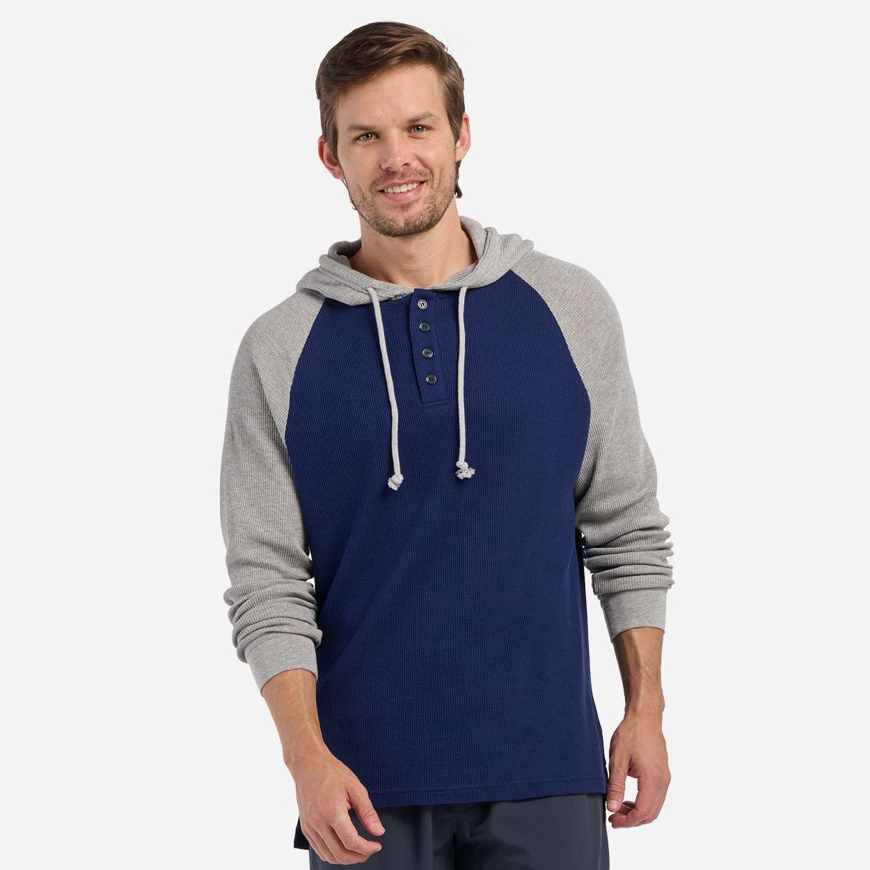 Navy/Oxford Heather