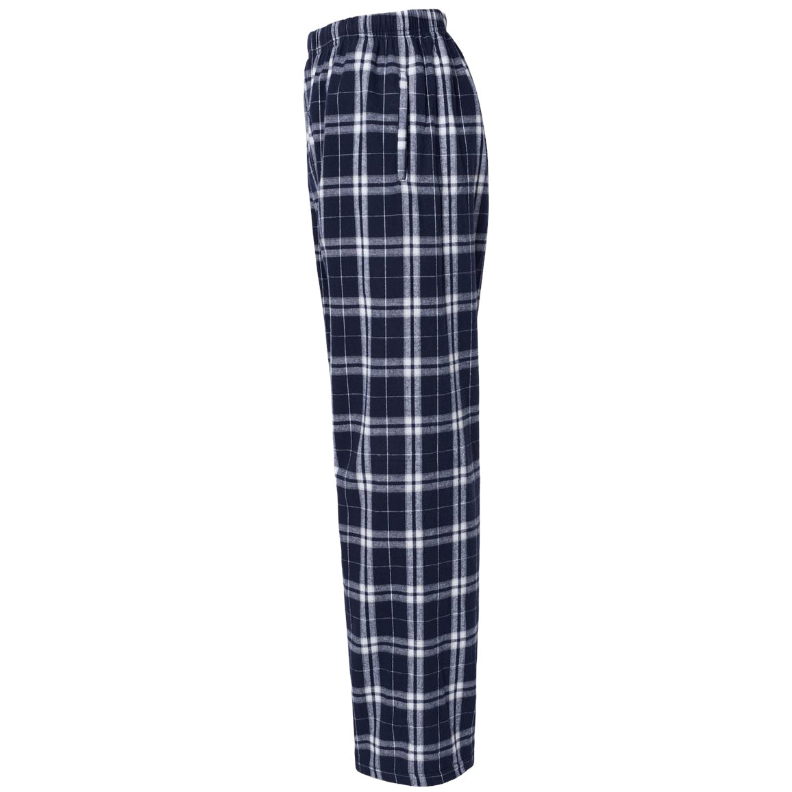 Navy/Silver Plaid