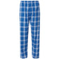 Royal/Silver Plaid