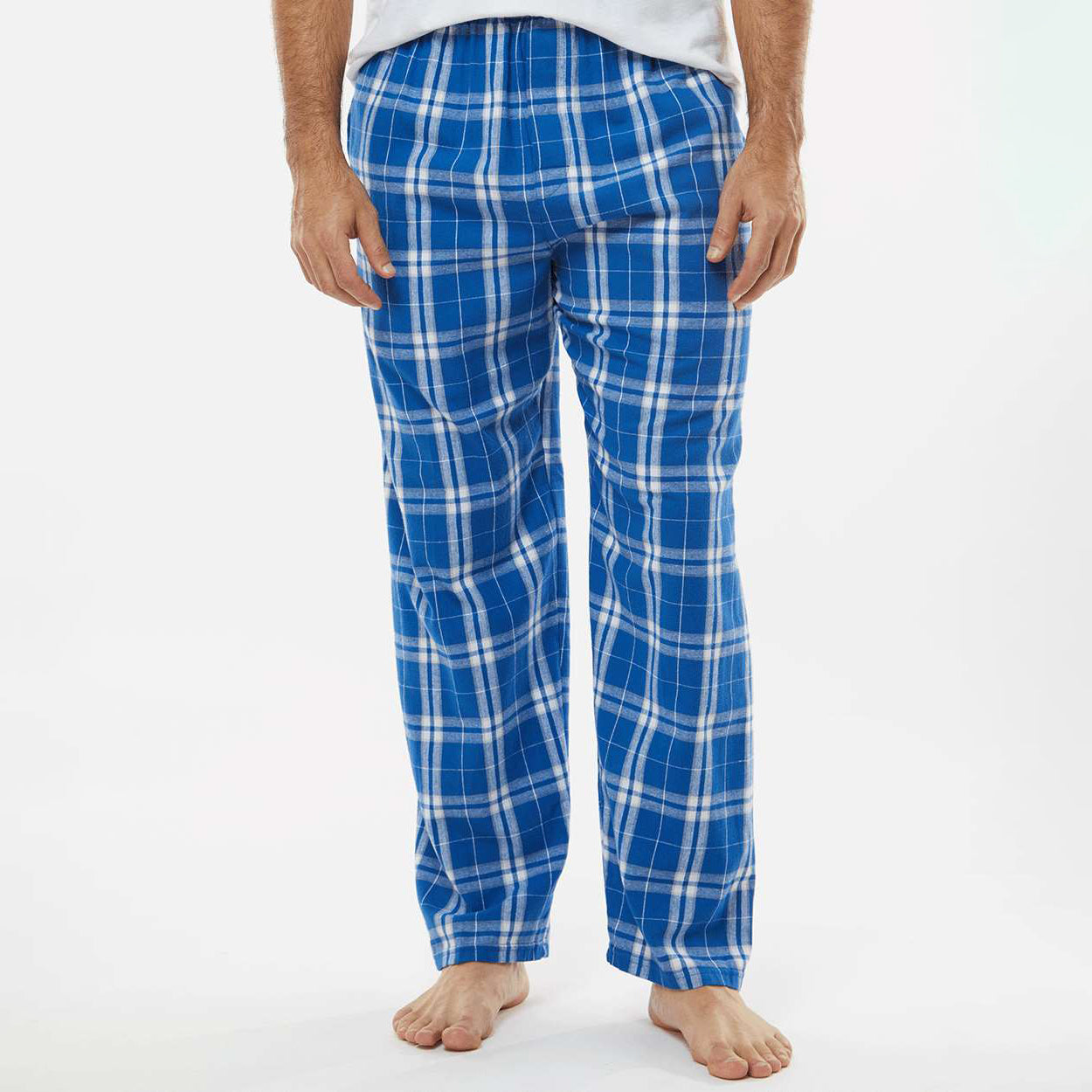 Royal/Silver Plaid