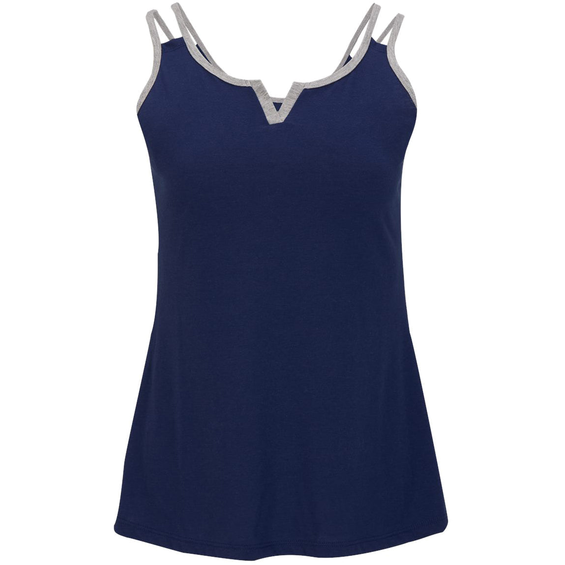 Navy/Oxford Heather