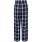 Navy/Silver Plaid