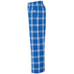 Royal/Silver Plaid