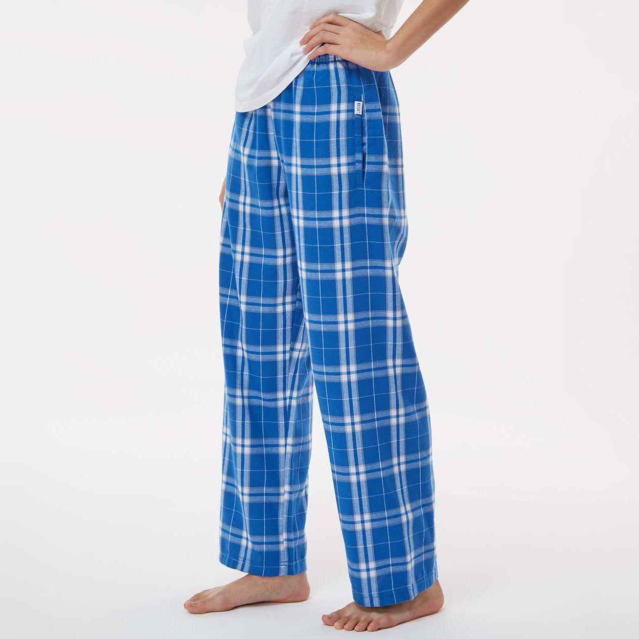 Royal/Silver Plaid