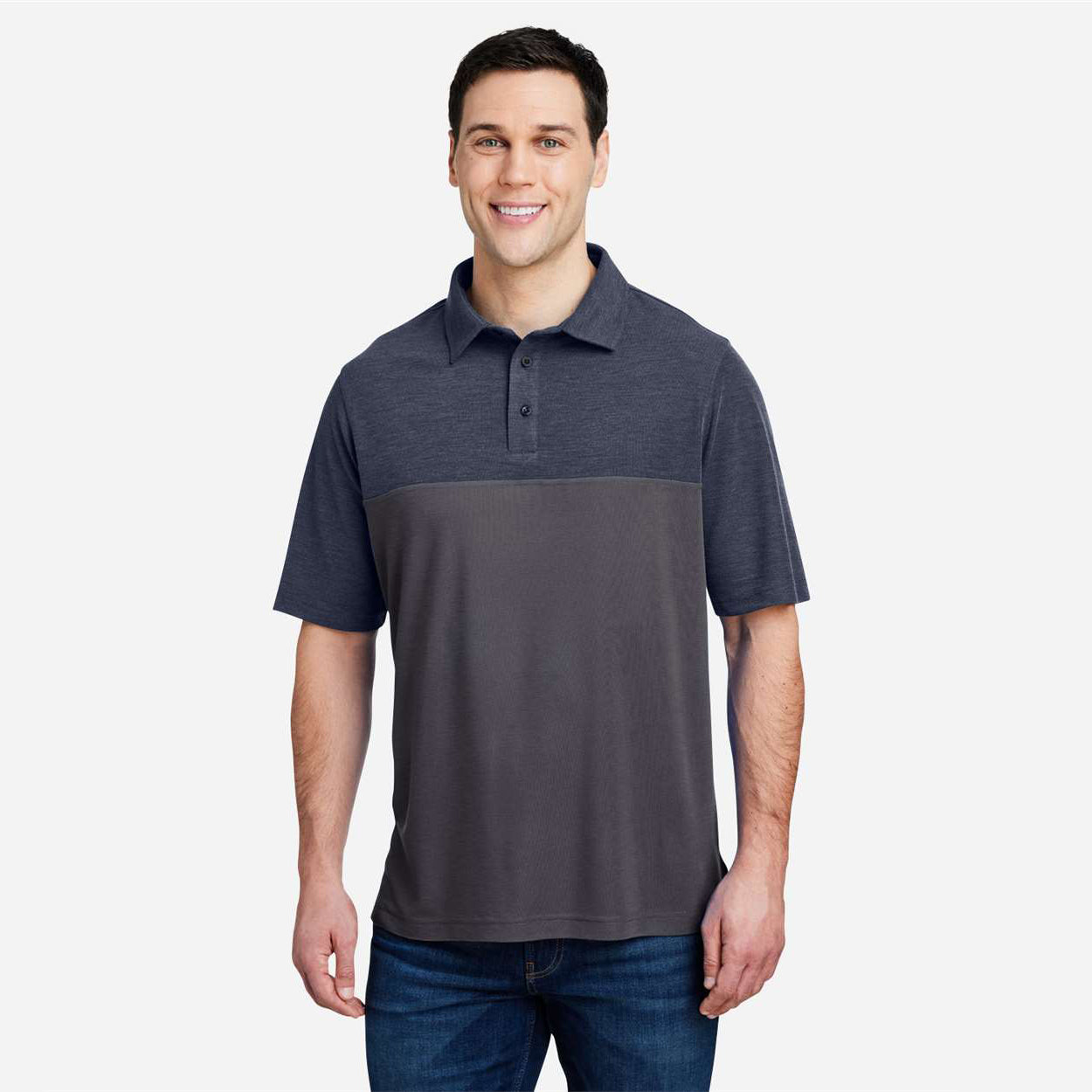 Carbon/Classic Navy Heather