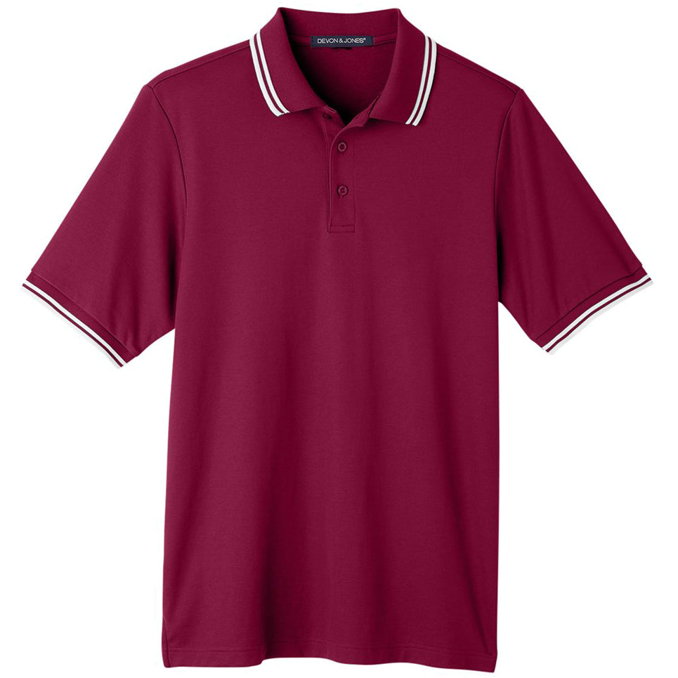 Burgundy/White
