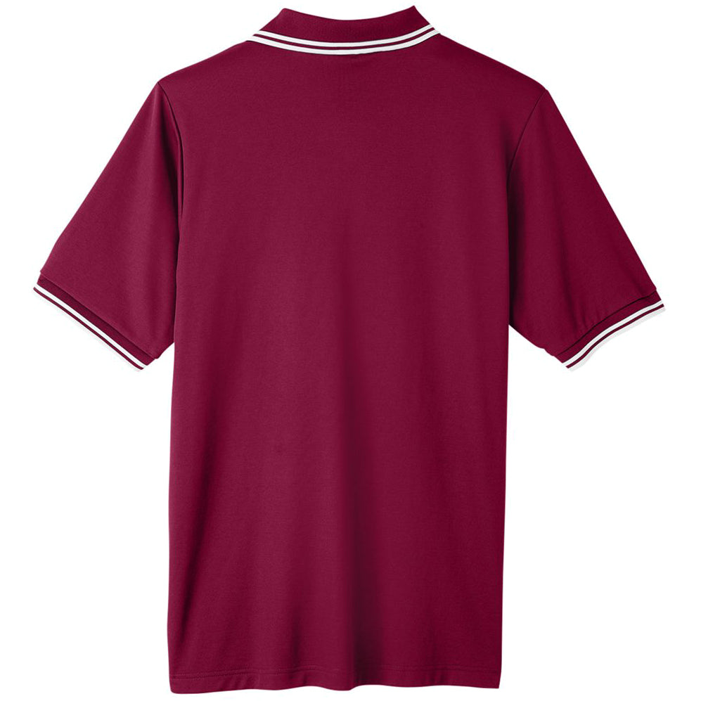 Burgundy/White