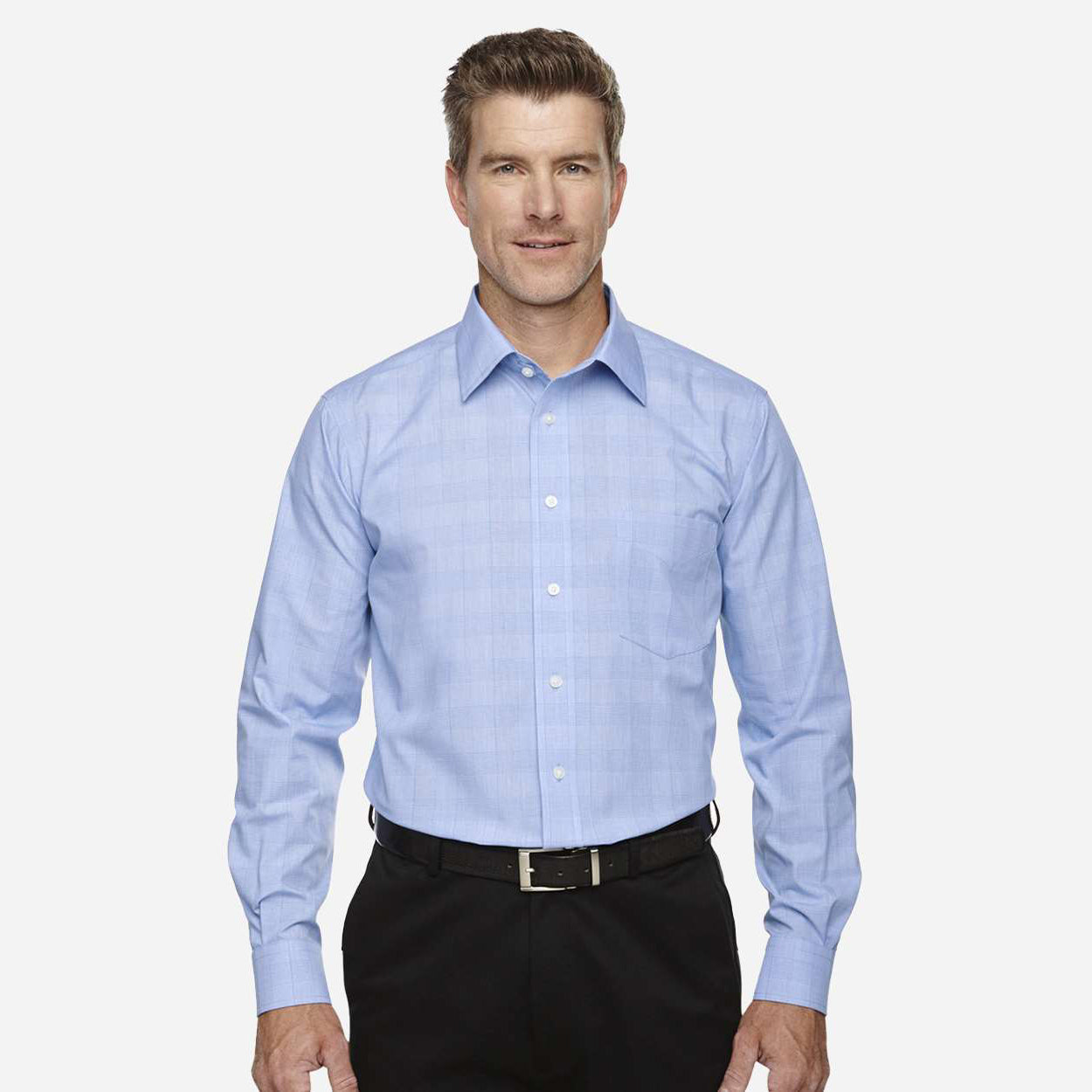White/Light French Blue