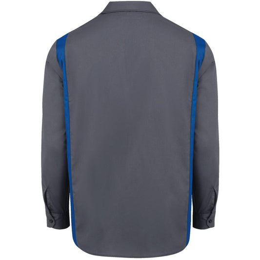Charcoal/Royal Blue