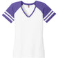 White/Heathered Purple