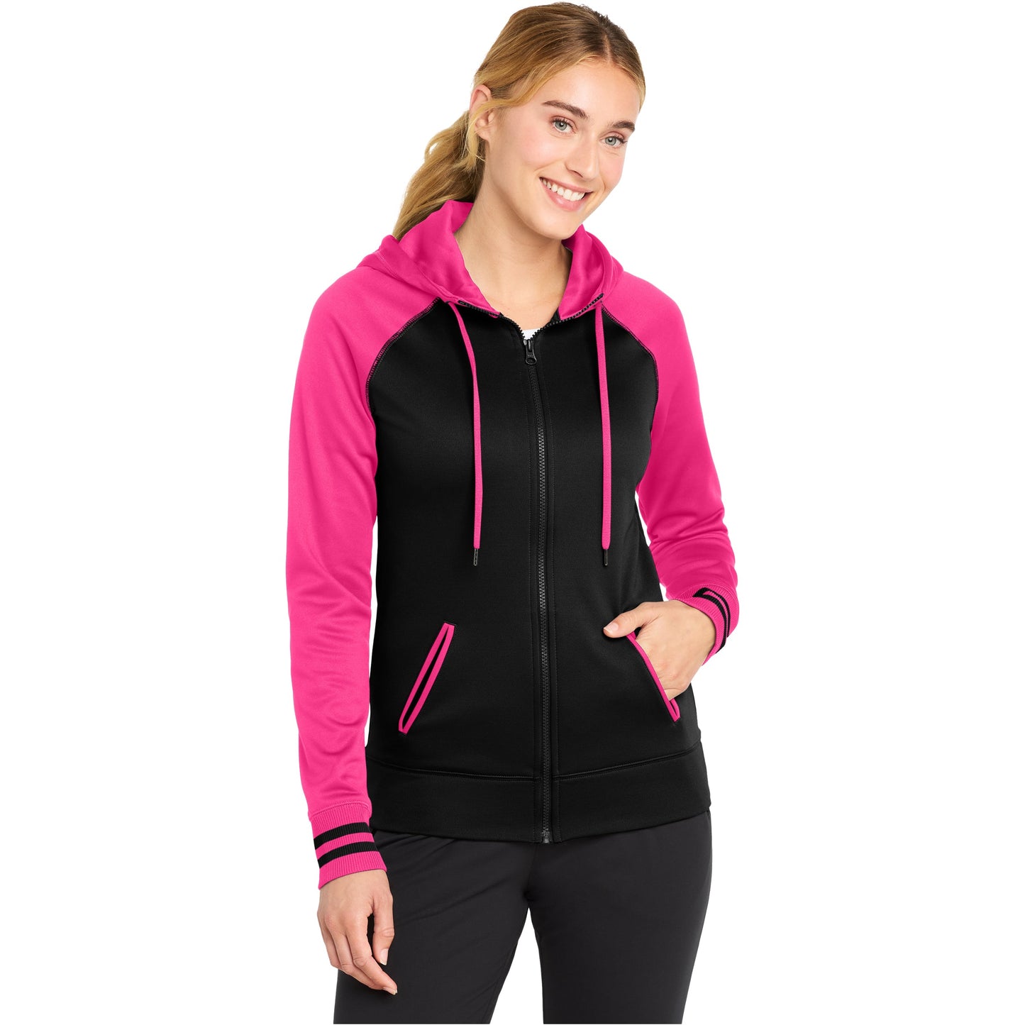 Black/Neon Pink