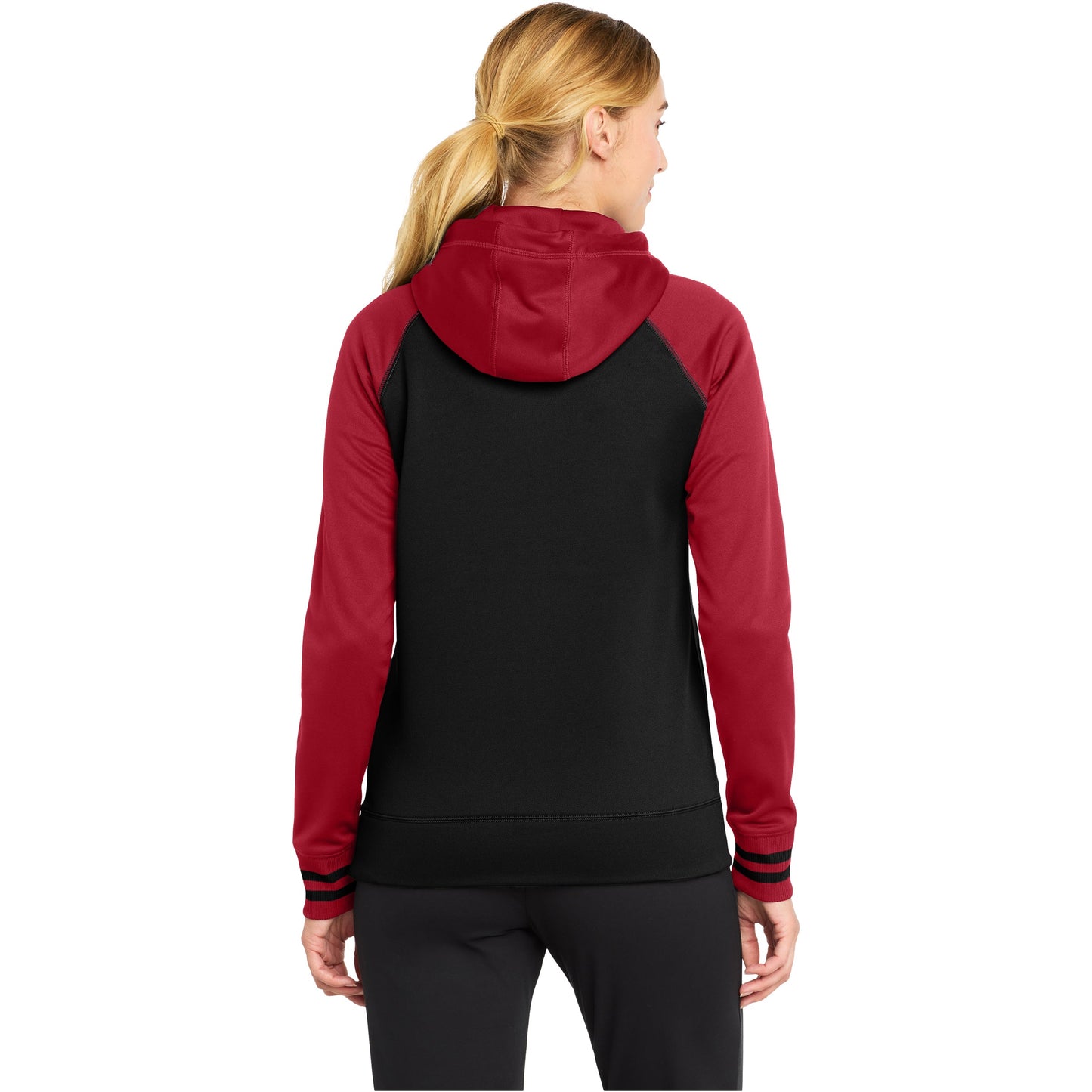 Black/Deep Red