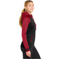Black/Deep Red